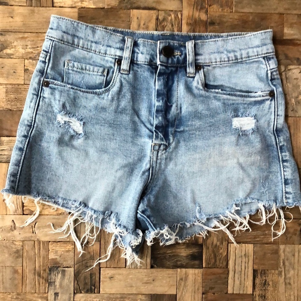 Blank NYC Distressed Denim Shorts